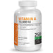 Bronson Vitamin A 10,000 IU Premium Non-GMO Formula, 250 Softgels Supplement Bronson 