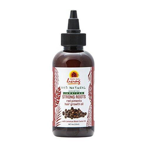 Strong Roots Red Pimento Hair Growth Oil Beauty & Health Tropic Isle Living 