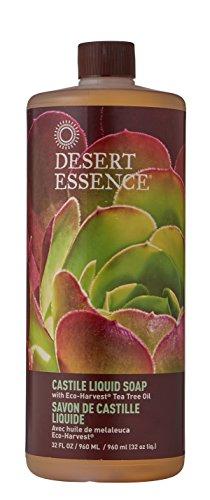 Desert Essence Liquid Soap, Castile, 32 Ounce Natural Soap Desert Essence 