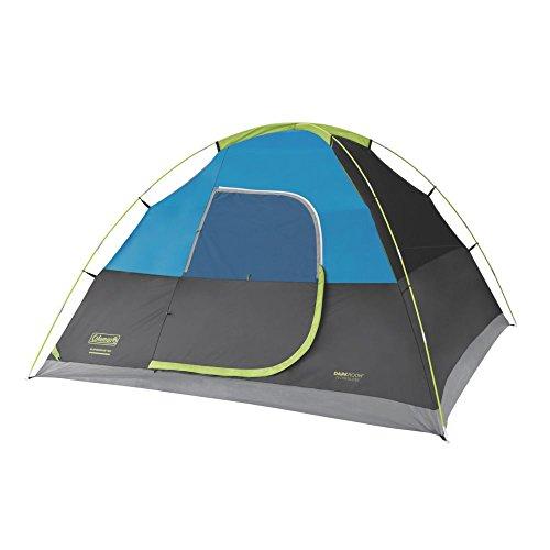 Coleman 6-Person Dark Room Sundome Tent, Green/Black/Teal Tent Coleman 