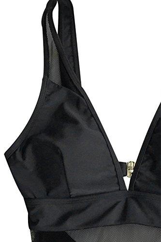 CUPSHE Women’s Sexy Mesh One-Piece Swimsuit Beach Swimwear Bathing Suit (L) Women's Swimwear CUPSHE 