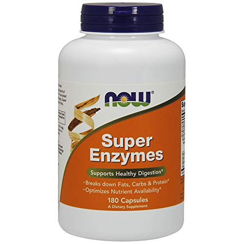 NOW Super Enzymes,180 Capsules Supplement NOW Foods 