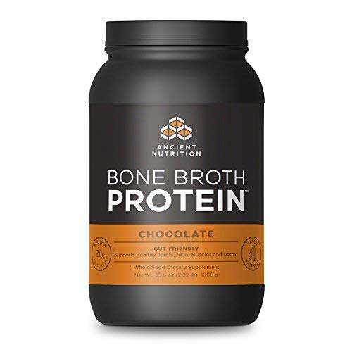 Ancient Nutrition Bone Broth Protein Powder, Chocolate Flavor, 40 Servings Size Supplement Ancient Nutrition 