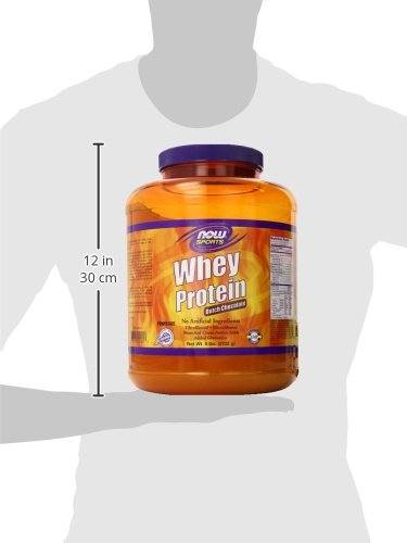 NOW Sports Whey Protein, Creamy Chocolate, 6-Pound Supplement Now Sports 