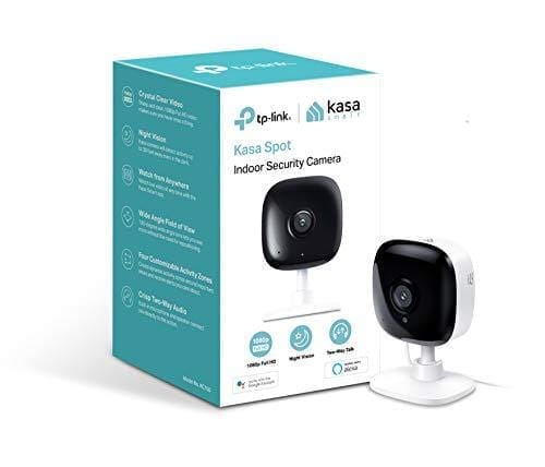 Kasa Spot Indoor Camera by TP-Link, 1080p HD Smart Home Security Camera with Night Vision, Motion Detection for Pet Baby Monitor, Works with Alexa Echo & Google Home (KC100) Camera Kasa Smart 
