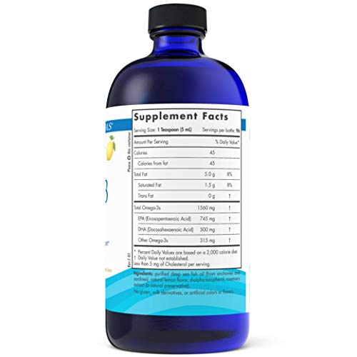 Nordic Naturals Omega-3 1560mg 16 Fluid Oz Liquid Supplement Nordic Naturals 