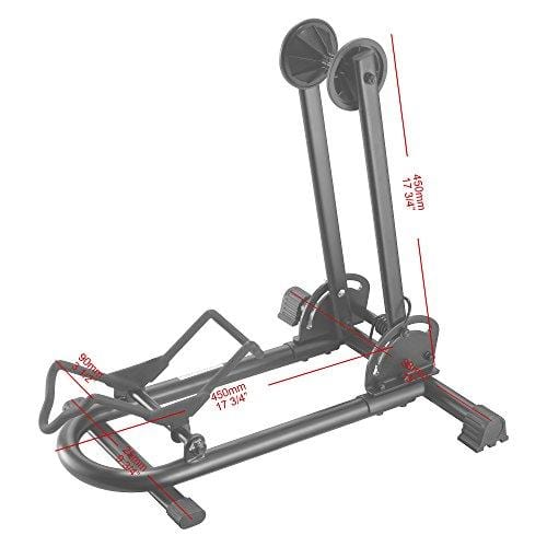 RAD Cycle Foldable Bike Rack Bicycle Storage Floor Stand Fold it Up and Take it with You. Compact Storage Outdoors RAD Cycle Products 