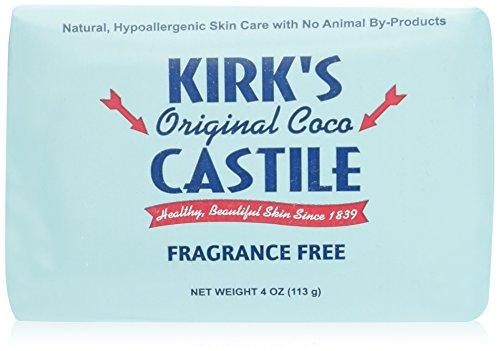 Kirk's Coco Castile Soap, Fragrance Free (5 Pack) Natural Soap Kirk's 