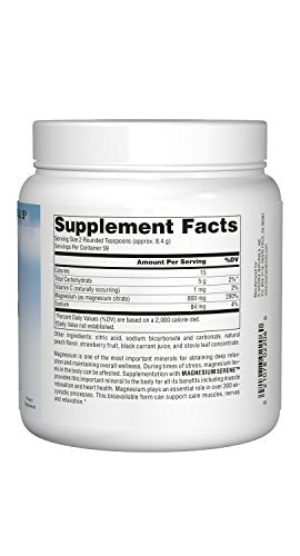 Source Naturals Serene Science Magnesium Serene Berry Flavored, Peaceful Body, 17.6 Ounces Supplement Source Naturals 