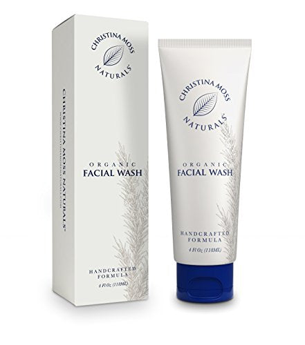 Face Wash - Facial Cleanser Made With Organic & Natural Ingredients - Skin Clearing Soap, Anti Blemish, Fights Acne, Non Drying, Non Oily No Harmful Chemicals. For Women & Men. Christina Moss Naturals Skin Care Christina Moss Naturals 