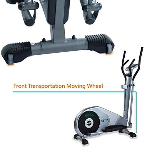 GOELLIPTICAL V-200 Standard Stride 17” Programmable Elliptical Exercise Cross Trainer Machine for Cardio Fitness Strength Conditioning Workout at Home or Gym Sports GOELLIPTICAL 