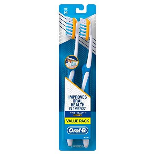 Oral-B Pro-Health Clinical Pro-Flex Toothbrush with Flexing Sides, 40M - Medium, 2 Count Toothbrush Oral B 
