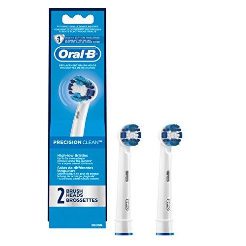 Oral-B Precision Clean Electric Toothbrush Replacement Brush Heads Refill, 2 Count Brush Head Oral B 