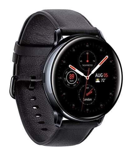 Samsung Galaxy Watch Active2 W/ Enhanced Sleep Tracking Analysis, Auto Workout Tracking, and Pace Coaching (44mm, GPS, Bluetooth), Aqua Black - US Version with Warranty Wireless Samsung 