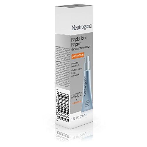 Neutrogena Rapid Tone Repair Dark Spot Corrector with Retinol SA, Vitamin C, and Hyaluronic Acid to Diminish the look of Skin Discoloration and dark Spots, 1 oz Skin Care Neutrogena 