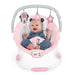 Bright Starts Minnie Mouse Rosy Skies Baby Bouncer with Vibrating Infant Seat, Music & 3 Playtime Toys, 23x19x23 Inch (Pink) Baby Product Bright Starts 