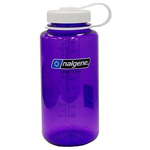 Nalgene Tritan Wide Mouth BPA-Free Water Bottle, Purple w/ White Cap, 32-Ounces Sport & Recreation Nalgene 
