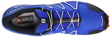 Salomon Men's Speedcross 4 Trail Running Shoe,Blue Yonder/Black/Lava Orange,US 1 Men's Trail Shoes Salomon 