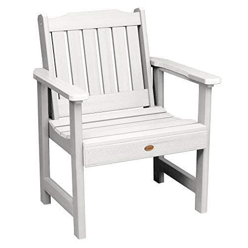 Highwood AD-CHGL1-WHE Lehigh Garden Chair, White Lawn & Patio highwood 