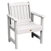 Highwood AD-CHGL1-WHE Lehigh Garden Chair, White Lawn & Patio highwood 