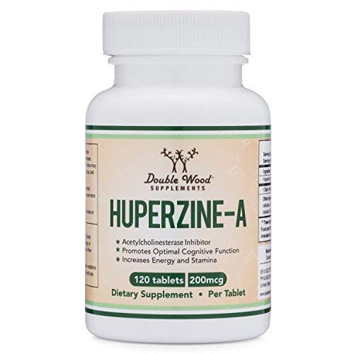 Huperzine A 200mcg (Third Party Tested) Made in The USA, 120 Tablets by Double Wood Supplements (L-Huperzine A) Supplement Double Wood Supplements 