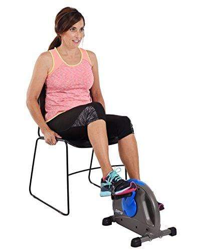 Stamina Mini Exercise Bike with Smooth Pedal System, Blue Sport & Recreation Stamina 