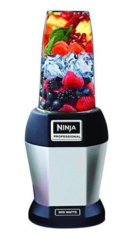 Ninja Nutri Pro Compact Personal Blender, with 18 Oz. and 24 Oz. To Go Cups, in a Black and Silver Finish Kitchen Ninja 