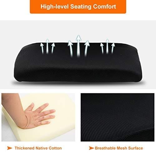 Home Office Chair Ergonomic Desk Chair Mesh Computer Chair with Lumbar Support Armrest Executive Rolling Swivel Adjustable Mid Back Task Chair for Women Adults, Black Furniture BestOffice 