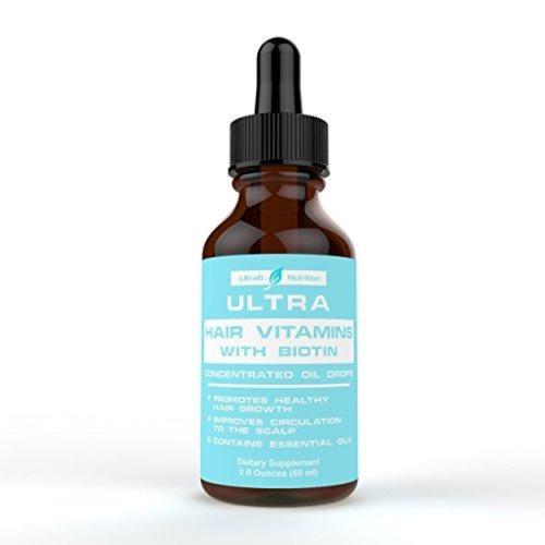 Ultra Hair Vitamins with 5000 MCG of Biotin Supplement Ultra6 Nutrition 