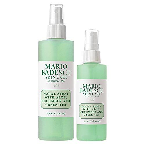 Mario Badescu Facial Spray with Aloe, Cucumber & Green Tea Duo, 4 oz. & 8 oz. Skin Care Mario Badescu 
