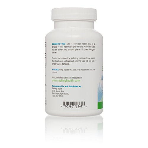 Seeking Health Active Magnesium Chewable | 100 Magnesium Chewable Tablets | Chewable Magnesium Supplements Supplement Seeking Health 