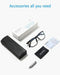 ANRRI Blue Light Blocking Glasses for Computer Use, Anti Eyestrain Lens Lightweight Frame Eyeglasses, Black, Men/Women Apparel ANRRI 