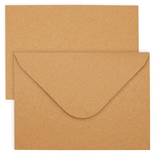 A6 Kraft Paper Invitation Envelopes 4x6 for Baby Shower Announcements, —  ShopWell