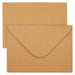 A6 Kraft Paper Invitation Envelopes 4x6 for Baby Shower Announcements, Birthday Parties, Wedding, V-Flap Brown Envelopes for Office Supplies, Stationery (50-Pack) Office Product Juvale 
