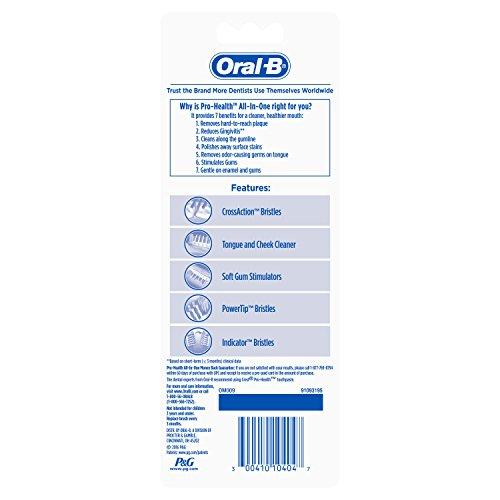 Oral-B Pro-Health Toothbrush, All-in-One, 4 Count, Color may vary Toothbrush Oral B 