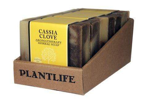 Value 6 Pack- Cassia Clove 100% Pure & Natural Aromatherapy Herbal Soap- 4 oz each Natural Soap Plantlife 