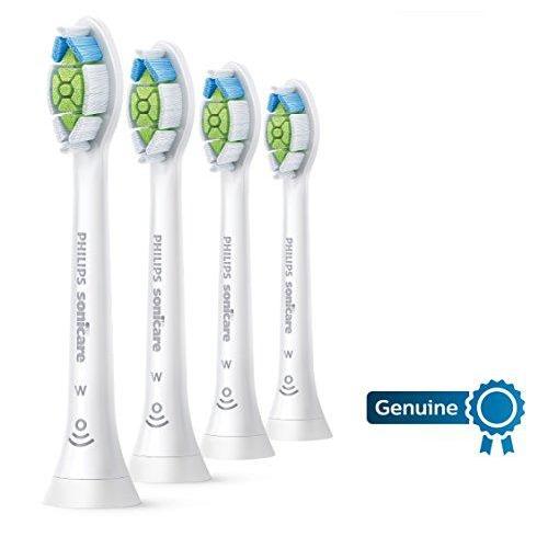 Philips Sonicare DiamondClean replacement toothbrush heads, HX6064/65, BrushSync technology, White 4-pk Brush Head Philips Sonicare 