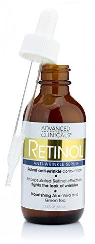 Advanced Clinicals Anti-Wrinkle Retinol Serum for Face. Anti-Aging, Wrinkle  Reducing Facial Serum. 1.75 fl oz.