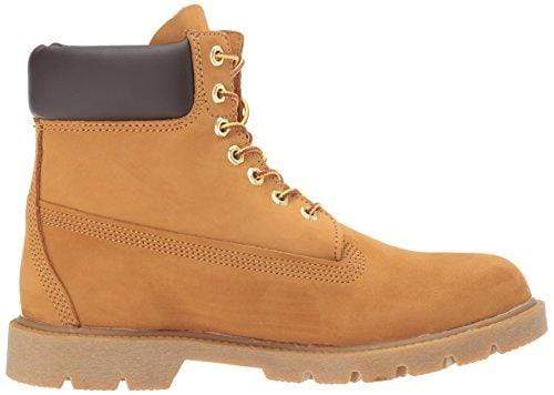Timberland Men's 6" Basic Boot-Contrast Collar, Wheat Nubuck, 10 M US Men's Hiking Shoes Timberland 