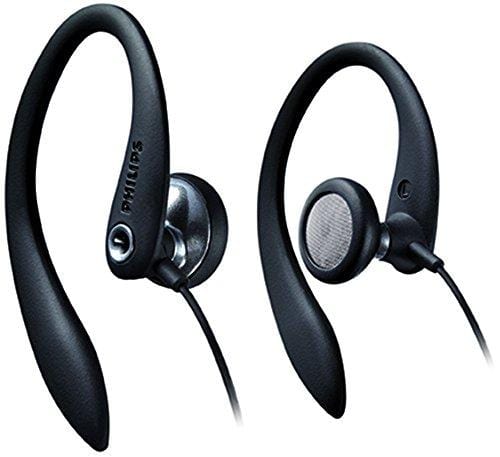 Philips SHS3200BK/37 Flexible Earhook Headphones, Black Electronics PHILIPS 