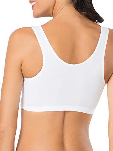 Fruit of the Loom Women's Built-Up Sports Bra 3 Pack Bra, Mint chip/Wh —  ShopWell