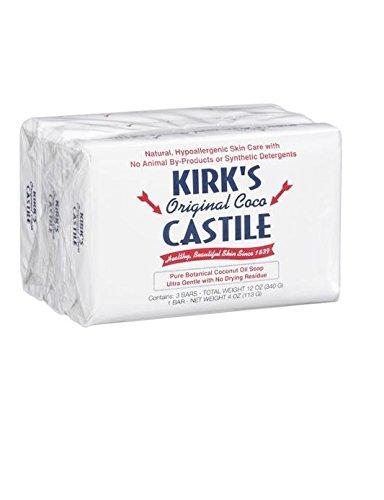 Kirk's Natural Castile Soap Original - 4 oz Each, 3 ct Natural Soap Kirk's 