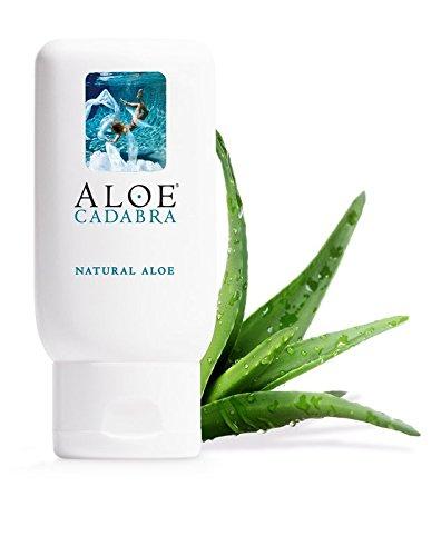 Aloe Cadabra Natural Personal Lube, Organic Best Sex Lubricant Oral Gel for Her, Him & Couples, Unscented, 2.5 oz Aloe Cadabra Aloe Cadabra 