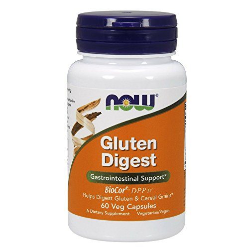 NOW Gluten Digest,60 Veg Capsules Supplement NOW Foods 