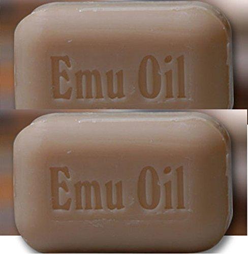 Soap Works Emu Oil Soap Bar 2 BARS (110g) Brand Natural Soap SOAP WORKS 