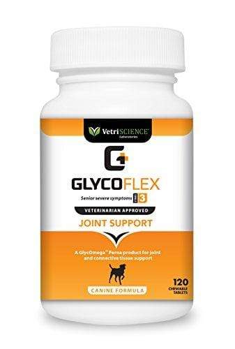 VetriScience Laboratories GlycoFlex 3 Hip and Joint Support for Dogs, 120 Chewable Tablets Animal Wellness VetriScience Laboratories 