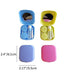 4 Pack Colorful Contact Lens Case Kit with Mirror Durable, Compact, Portable Soak Storage Kit Drugstore Erewa 