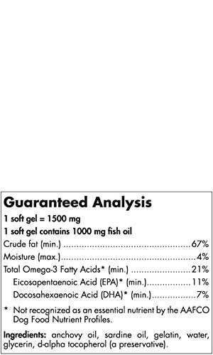 Nordic Naturals - Pet-Omega-3, Promotes Optimal Pet Health and Wellness, 180 Soft Gels Supplement Nordic Naturals 