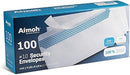 #10 Security Tinted Self-Seal Envelopes - No Window - EnveGuard, Size 4-1/8 X 9-1/2 Inches - White - 24 LB - 100 Count (34100) Office Product Aimoh 