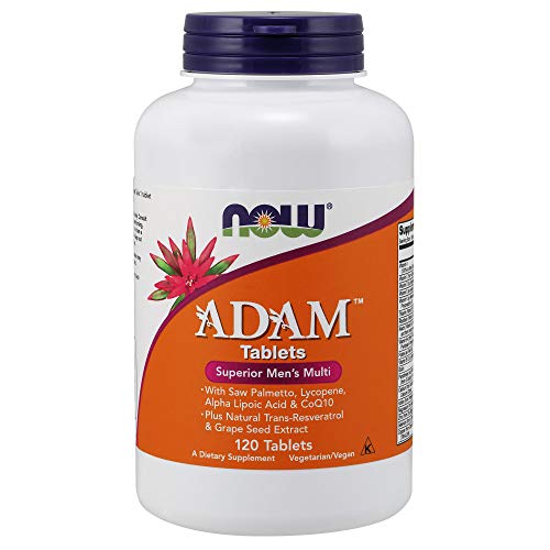 NOW ADAM Men's Multiple Vitamin,120 Tablets Supplement NOW Foods 